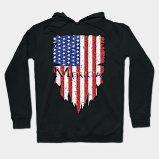 Merica , flag USA Hoodie